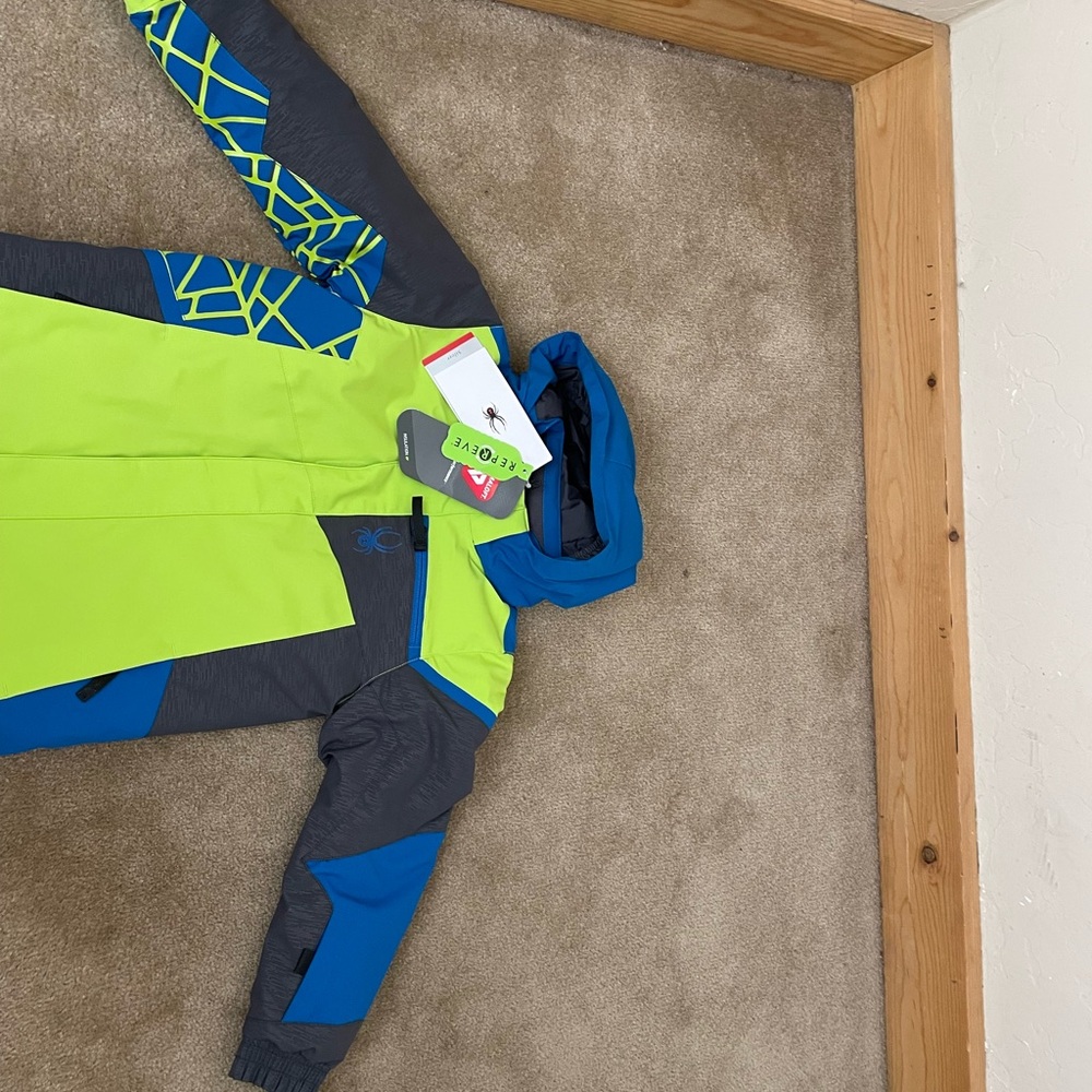 Spyder Neon Green Ski Jacket